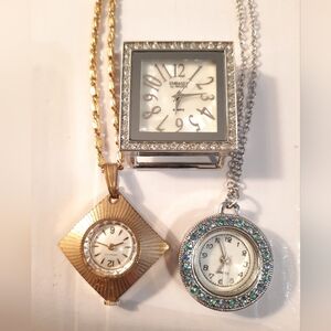 3 Beautiful Watches One Mechanic Caravelle Gokd Tone Vintage